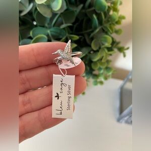 Brand New Bleu Sage Sterling Silver 925 Hummingbird Ring Size 8